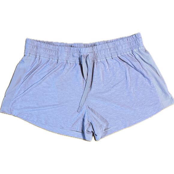 Under Armour Women's XL Blue Athletic Gym‎ Shorts Tie Closure Activewear - Picture 1 of 3